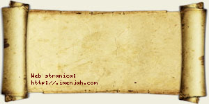 Janko Rakovac vizit kartica